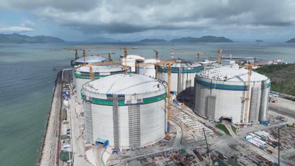LNT tank storage terminal